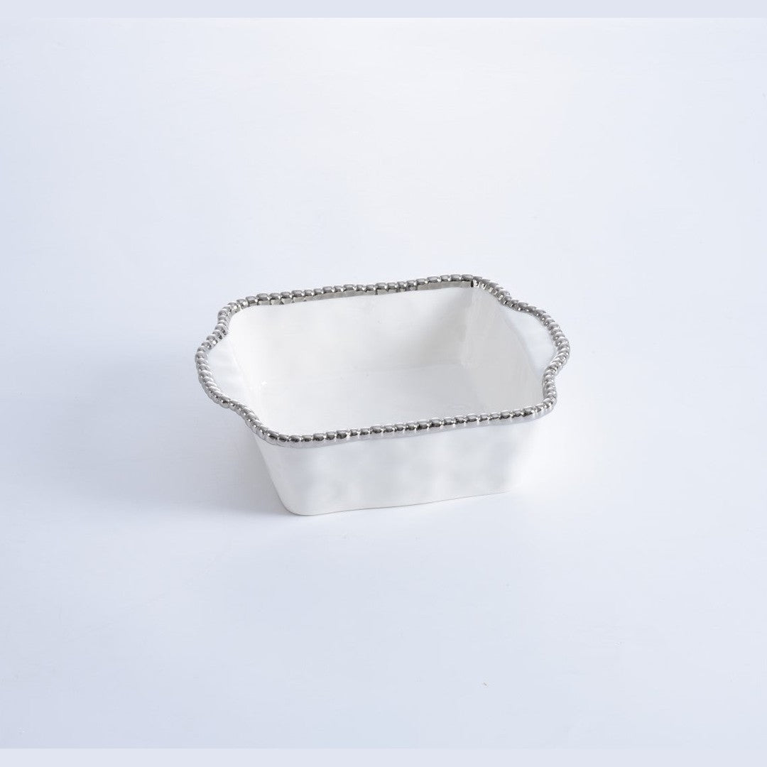 Pampa Bay Salerno - Portatovaglioli In Porcellana Bianca, Eleganza Rustica Per La Tavola